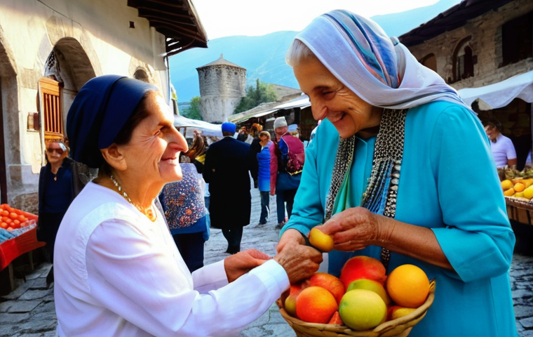 알바니아에서 유학생 생활 - **Prompt:** A diverse group of international students, casually dressed in modest, comfortable attir...