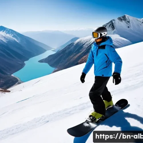 알바니아에서 스노보드 명소 - **Prompt 1: Untouched Peaks of Përmet**
    "A lone snowboarder, fully equipped in vibrant, modern w...