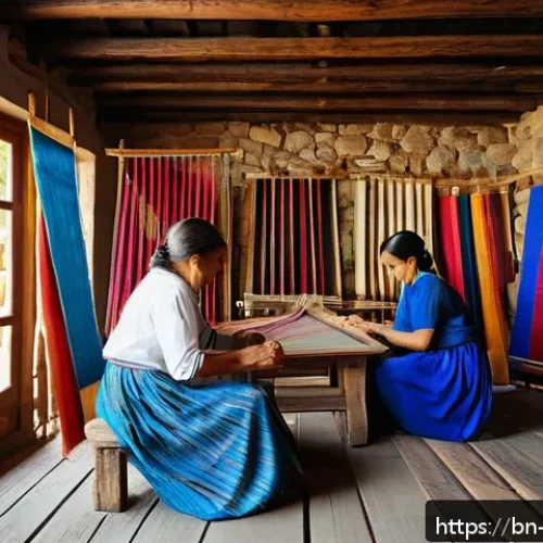 알바니아에서 공예품 만들기 체험 - A detailed scene of a traditional Albanian artisan village workshop, featuring skilled craftsmen wea...